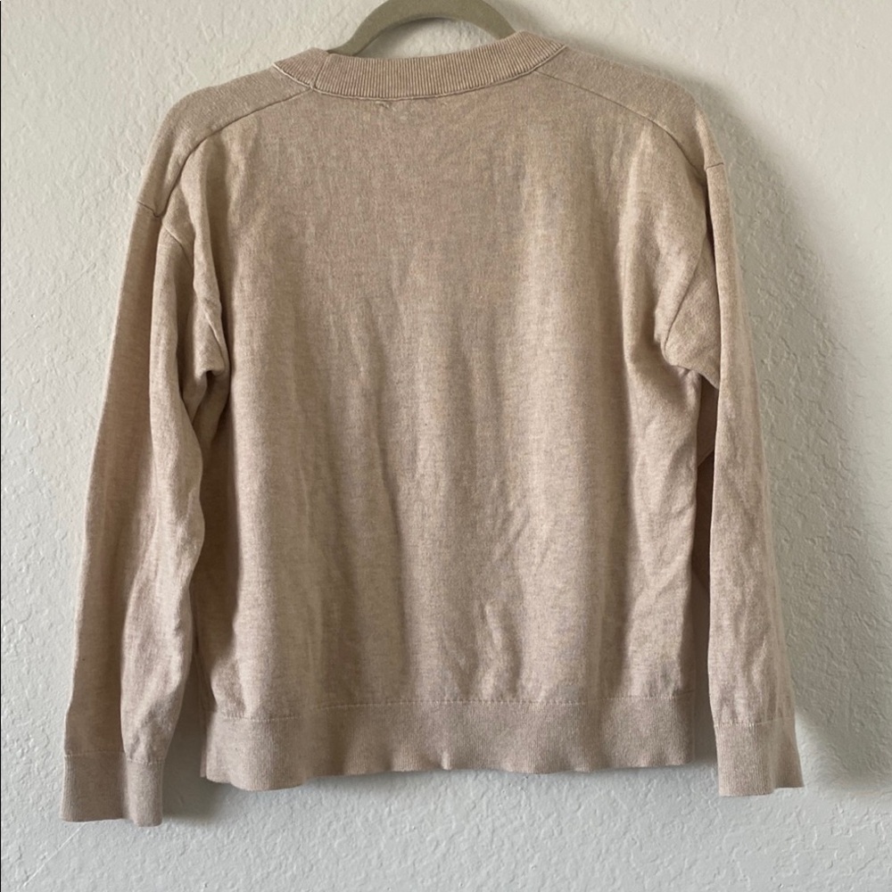 J. Crew Collection Cotton-Cashmere Relaxed Crewneck Sweater - Size XS - Picture 3 of 6
